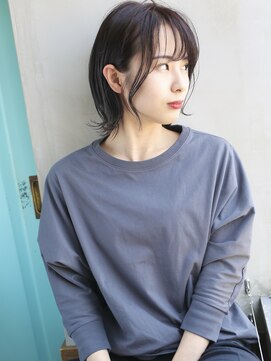 バース(BIRTH) 天神【BIRTH】グレージュアッシュ×耳掛けシースルーバング 11