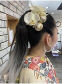 ギャル系ヘアセット♪