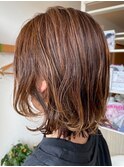 【ES 川原】 Summer Style #18 3Dハイライトボブウルフ