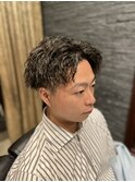 ピンツイストパーマ【ヒロ銀座】赤坂/バーバー/パーマ