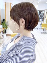 モリオ フロム ロンドン 成増店&nbsp;【morio成増 芹澤】丸みショートボブ グレージュカラー