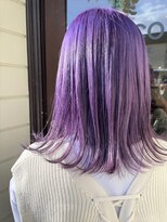 ヘア メイク ココ(hair make coco)&nbsp;ブリーチ★パープル！！