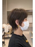 大人女性のショートウルフ