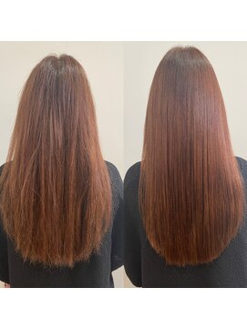 イーストハムヘッドショップ(EAST HAM head shop) 艶髪ストレート/縮毛矯正[ビフォーアフター]