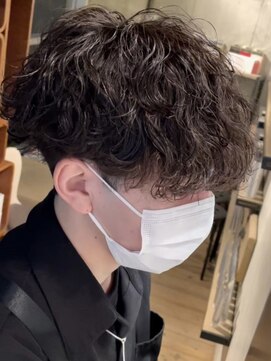 フィフス 栄(fifth) 波巻きスパイラルパーマメンズマッシュツーブロックメンズパーマ