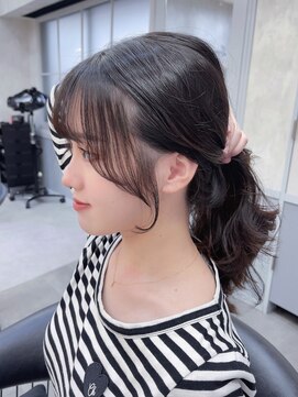 ロンドアヴァントゥス 池袋(Lond aventus) 韓国レイヤー/韓国風/ボブ/髪質改善/黒髪/ブリーチなし〔池袋〕
