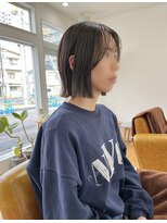 コムヘアー(COM HAIR)&nbsp;ボブ。アッシュブラウン。