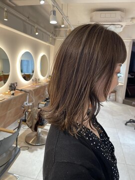 キャンバス バイ ネオリーブ 横浜西口(Canvas by neo.) 極細ハイライト トーンアップ ベージュ【miku】