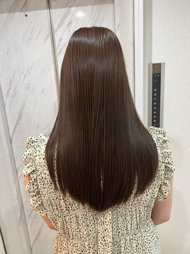 ネウィ ジャム 町田(newi JAM) ワンレンボブ前下がりショート内巻きワンカール鎖骨ミディアム