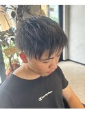 ツーブロックショート