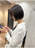 【地毛風ストレート】癖毛様にオススメなコンパクトボブ