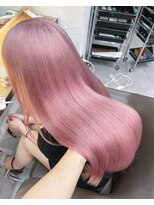 ベレーザ 渋谷(BELEZA)&nbsp;9131ミルクティーピンクハイトーンカラーベビーピンク韓国ヘア