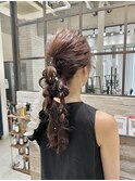 【Feria】 編みおろしヘアアレンジ   福田沙也加