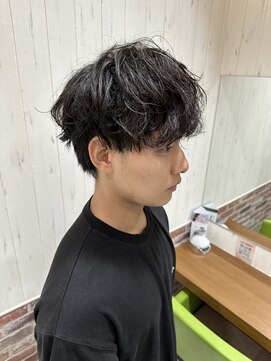 ソワン ドゥ ブレス 立花店(soin de brace) 波巻きツイストスパイラル/メンズパーマ/尼崎/立花