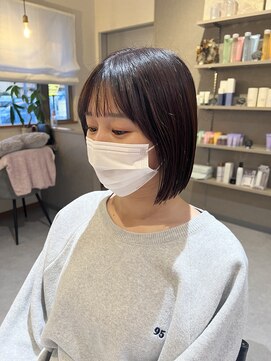 ジョワイユヘアーデザイン(Joyeux) joyeux顎ラインボブ【有本のぞみ】