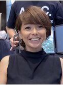 大人アシメショート［40代、50代］