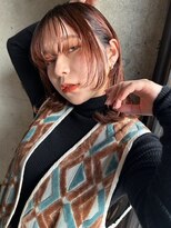 ヘア ルーナ バイ アプリーレ(hair lune by Aprire)&nbsp;レイヤーカット顔回りブラウンカラー内巻き20代30代