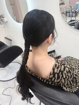 クラン 北新地店(Clan)&nbsp;タイトポニー/北新地ヘアセット