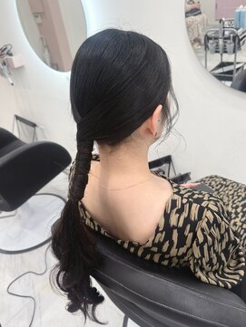 クラン 北新地店(Clan) タイトポニー/北新地ヘアセット