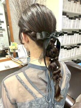 アルモヘアヴォーグ 静岡(ALMO hair VOGUE) ALMO◎結婚式ヘアアレンジ【編みおろし】