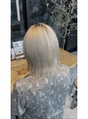 美髪シアーカラー髪質改善レイヤーカット切りっぱなしボブ