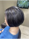 ブルーアッシュハイライト