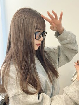 シキ 渋谷(siki) ベージュカラー/ブリーチなしダブルカラー/赤み消し/渋谷/原宿