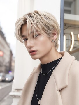 バグズ ヘアデザイン 桔梗が丘店(Baguz HAIR DESIGN) 韓国風センターパート