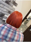 オレンジヘア