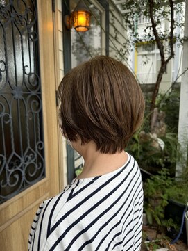 チョコレート(chocolate) 髪質改善大人可愛い20代30代40代50代ショートボブ