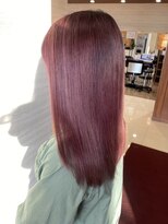 プラス ファースト ヘア(Plus 1st)&nbsp;さら艶ストレートｘピンク