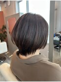 大人可愛いショートボブ