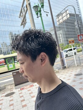 アース 天満橋店(HAIR & MAKE EARTH) 20代30代◎爽やかスパイキーショート×ツーブロック
