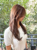 バロックトーキョー(BAROQUE TOKYO)&nbsp;ミディアムレイヤーカット/髪質改善カラー【表参道原宿美容室】