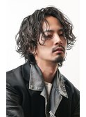 MEN’S HAIR/波巻きツイストスパイラル/リバースセンター