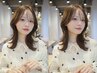【韓国ヘア/小辻限定】カット+イルミナカラー+オージュア2stepトリートメント