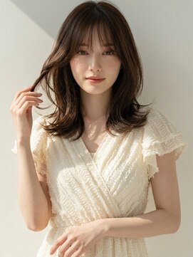 コトナ 越谷店 セミロング30代40代ストレートレイヤー前髪なし前髪あり越谷