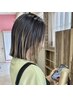 カット+ダブルカラー(ケアブリーチ1回)+1STEPトリートメント