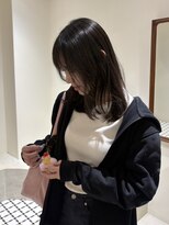 ニール 名古屋 伏見 丸の内(NEELU)&nbsp;【NEELU_rio】透け感カラー×ミディアムレイヤー