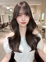 フォルテ 表参道店(FORTE) 縮毛矯正/ミルクブラウン/くびれレイヤー/韓国/顔周り/表参道