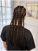 ☆コーンロウヘアセット