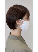 あごラインショートボブ