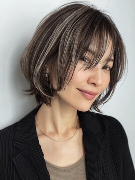 シカタリト 鎌倉(CICATA LiTo) 小顔ボブルフネビージュ30代40代ショート9