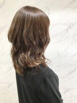 パティオン(PATIONN)&nbsp;デジタルパーマ×ふんわりセミロング【表参道青山原宿】