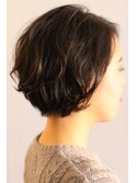 【ulu】デジタルパーマショートボブ