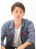 トラッド風ワイルドかき上げバングサイドパートショート
