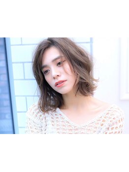 [パーソナルカラー+高保湿ケア￥5500]スチームで艶感と美発色に◎実力派クリエイターが大人可愛いをご提案