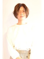 ピースリーヘア バイ カーサ(peathree.hair by CASA)&nbsp;ナチュラルベージュ×ショートボブ