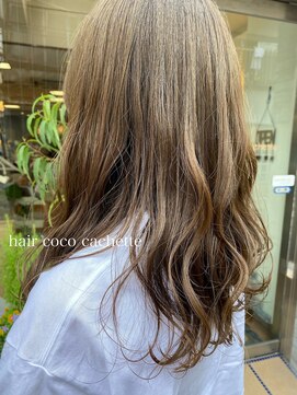 ヘアーココカシェット(hair coco cachette) 【cachette/別府/別府市】マットベージュ