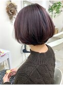 【FOLK】サロンスタイル・バイオレットナチュラルショート♪